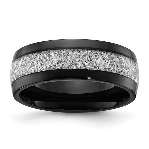Kazi Luxury | Jewelry | Kazi Luxury Chisel Titanium Polished Black ...